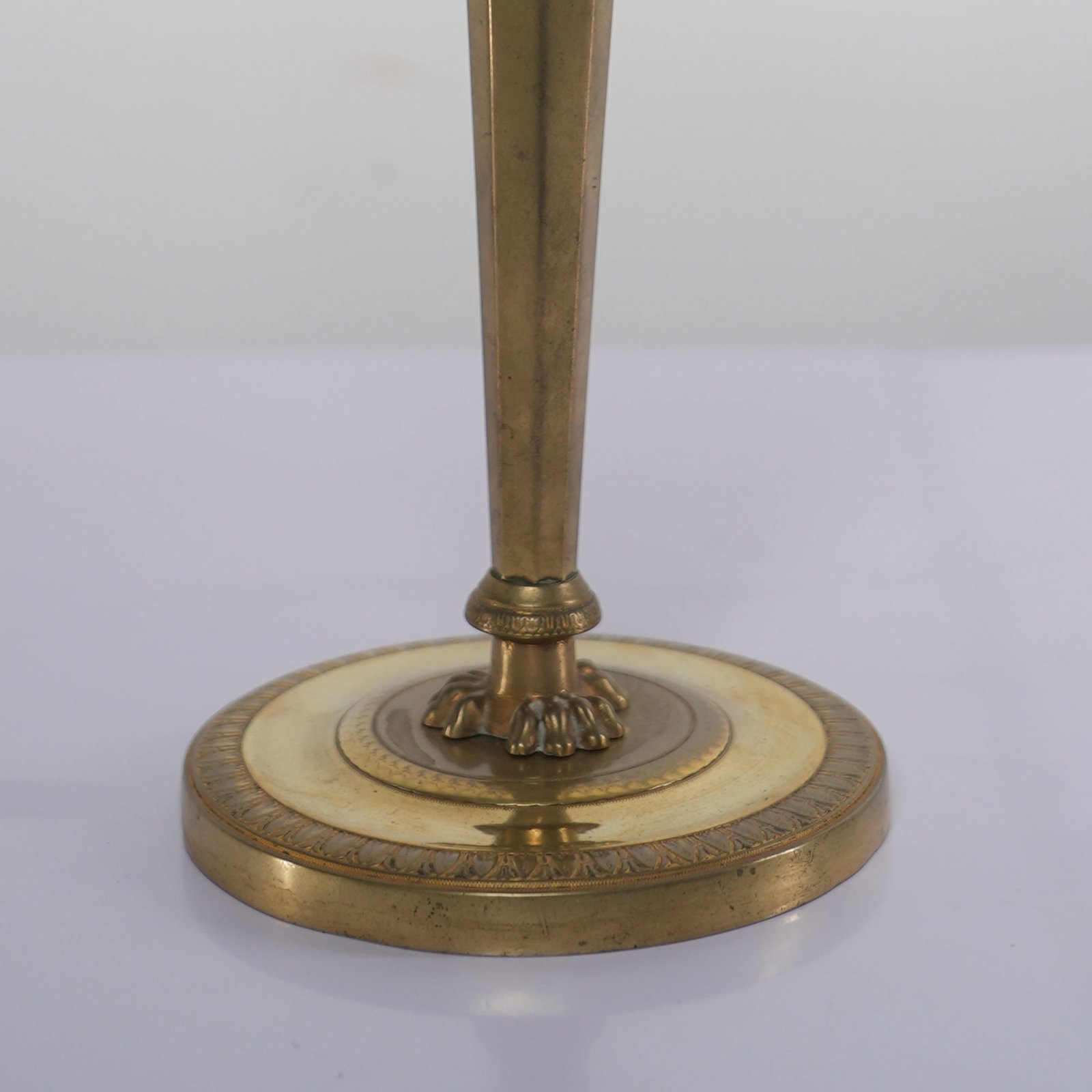 Antique French Gilt Bronze Candlesticks Late 19th Century, Neoclassical Influence – photo 6