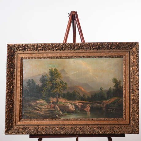 Original French Oil Landscape by Minoger (Early 20th Century)
