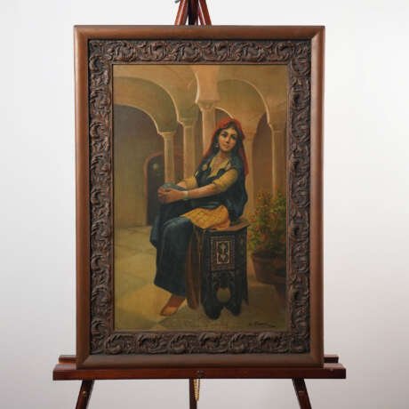 The Soulful Stillness of 20th-Century Orientalism: A Rare Work by Stjepan Ganoci