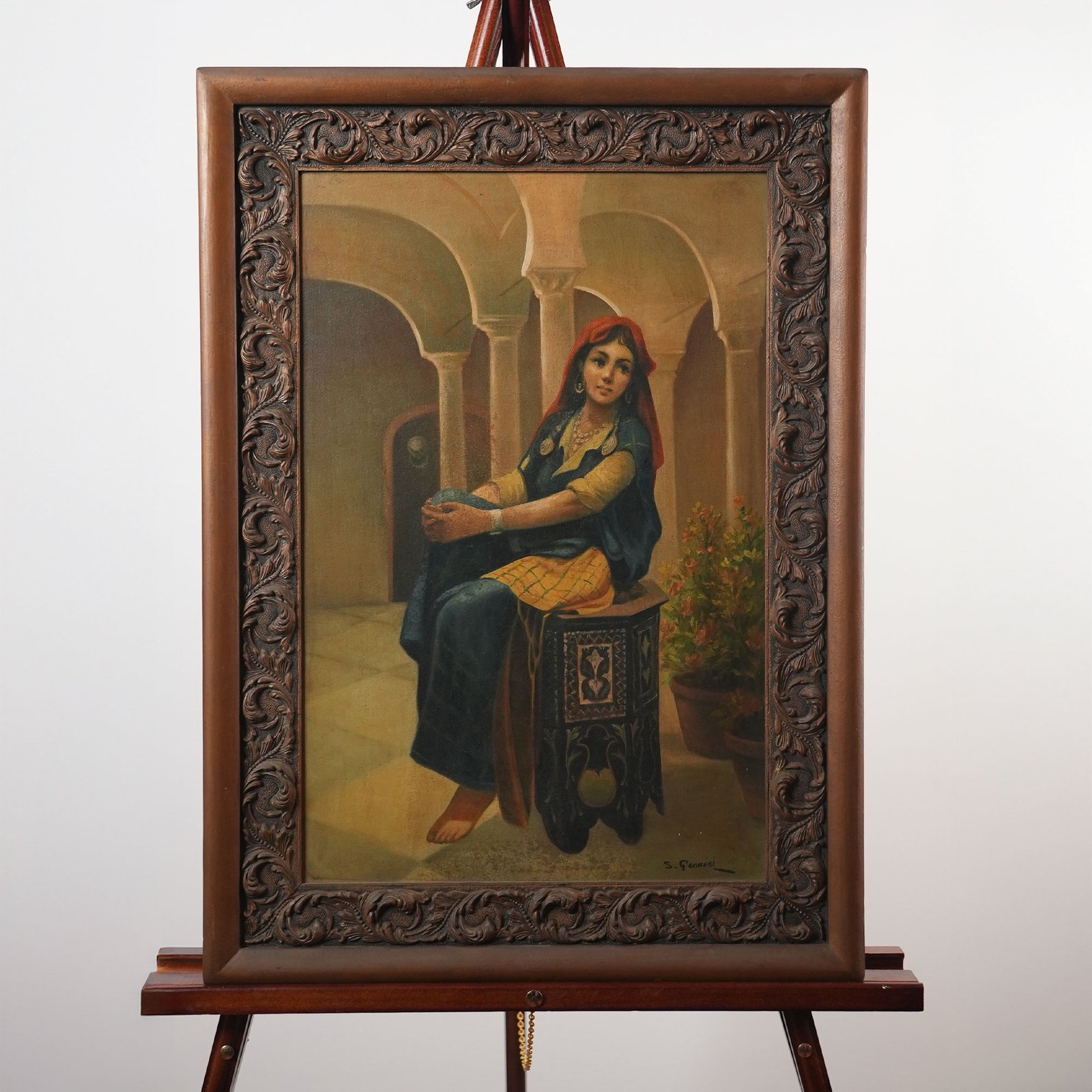 The Soulful Stillness of 20th-Century Orientalism: A Rare Work by Stjepan Ganoci