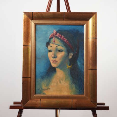 The Gaze of Interiority: A Mid-Century Egyptian Modernist Portrait by George Bekheet
