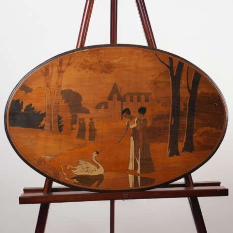 Art Deco Marquetry Wooden Panels